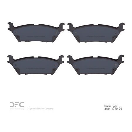 Dynamic Friction Co DFC 3000 Ceramic Brake Pads - Dynamic Friction Company 1310-1790-00 1310-1790-00